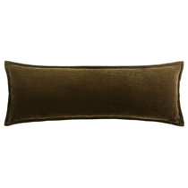 Lumbar best sale pillow green